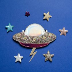 Mimi &amp; Lula - Skuldertaske - Rumskib