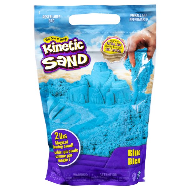 Kinetic Sand - L&#248;st sand - Bl&#229;