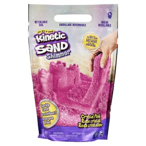 Kinetic Sand - Løst sand - Glitter Pink