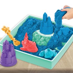 Kinetic Sand - Sandbox s&#230;t - Bl&#229;
