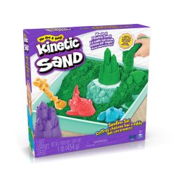 Kinetic Sand - Sandbox s&#230;t - Gr&#248;n
