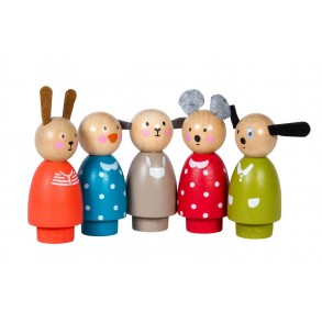 Moulin Roty - Trædukker 5 stk.