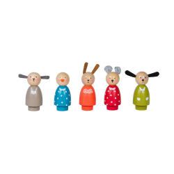 Moulin Roty - Tr&#230;dukker 5 stk.