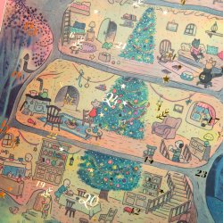 Moulin Roty - Adventskalender 24 l&#229;ger - La Grande Famille