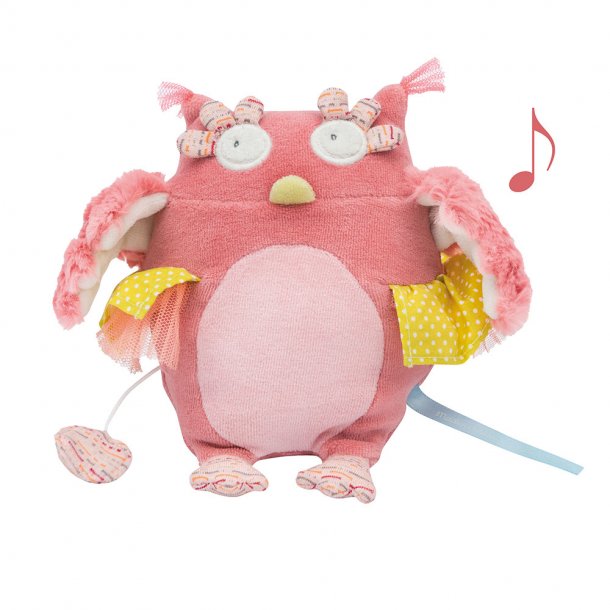 Moulin Roty - T&#248;jdyr med musikoptr&#230;k - Ugle