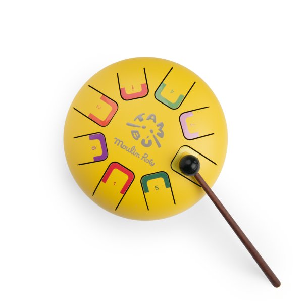 Moulin Roty - Tungetromme - lille gul - Les Popipop