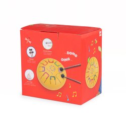 Moulin Roty - Tungetromme - lille gul - Les Popipop