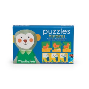 Moulin Roty - Puslespil 10x3 brk - Les Popipop