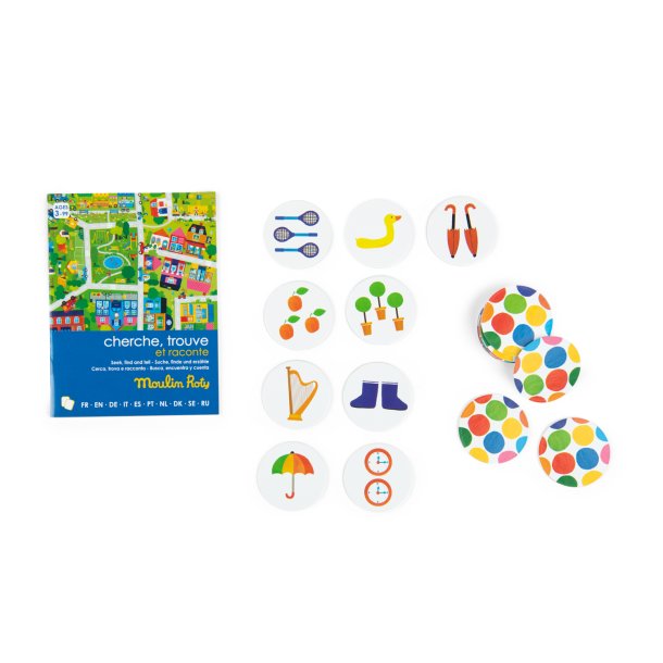 Moulin Roty - Spil - S&#248;g, find og fort&#230;l en historie - Les Popipop