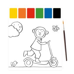 Moulin Roty - Magiske maleark - Les Popipop