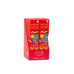 Moulin Roty - Silikone d&#230;kkeservietter med tusser  - Les Popipop