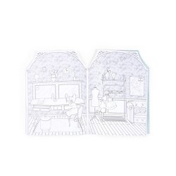 Moulin Roty - Malebog med 170 klisterm&#230;rker - Den lille danseskole