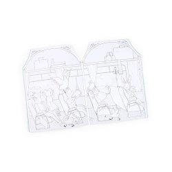 Moulin Roty - Malebog med 170 klisterm&#230;rker - Den lille danseskole