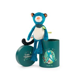 Moulin Roty - Tøjddyr - Panteren Zimba 32 cm - Dans la jungle