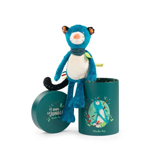 Moulin Roty - T&#248;jddyr - Panteren Zimba 32 cm - Dans la jungle