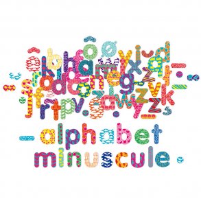 Vilac - Magneter - Små bogstaver inkl æøå - 81 dele