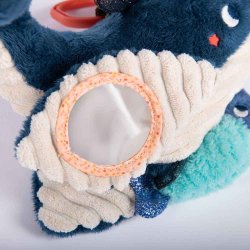 Moulin Roty - T&#248;jdyr med musikoptr&#230;k - Hval 29 cm - Les Aventures de Paulie