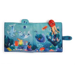 Moulin Roty - Aktivitetsbog i stof 25 cm - Les Aventures de Paulie