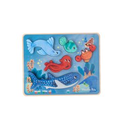 Moulin Roty - Puslespil 5 brk med sansebund - Les Aventures de Paulie