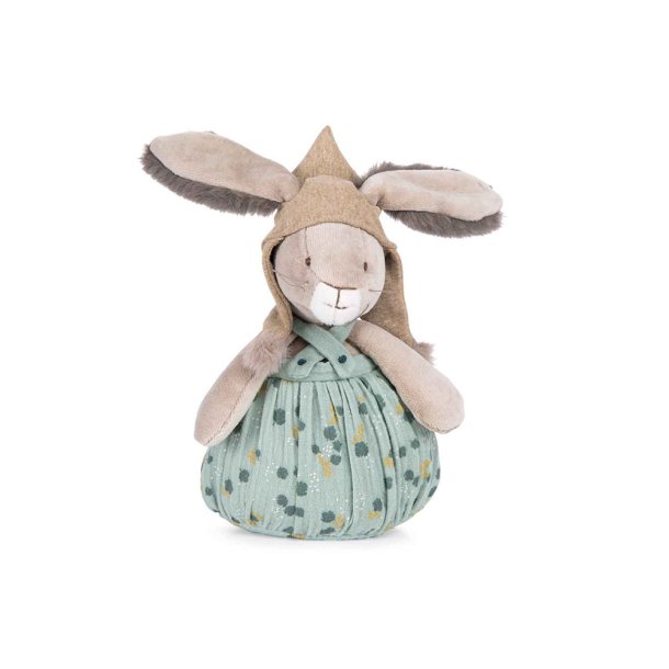 Moulin Roty - T&#248;jdyr med musikoptr&#230;k - Kanin 23 cm - Trois Petits Lapins