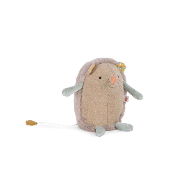 Moulin Roty - T&#248;jdyr med musikoptr&#230;k - Pindsvin 19 cm - Trois Petits Lapins