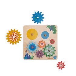 Moulin Roty - Aktivitetsleg med tandhjul- Les Toupitis