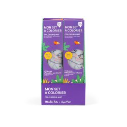 Moulin Roty - Silikone d&#230;kkeservietter med tusser - Les Toupitis