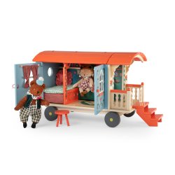 Moulin Roty - Husvogn med m&#248;bler - Les Minouchkas