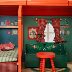 Moulin Roty - Husvogn med m&#248;bler - Les Minouchkas