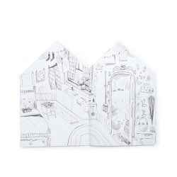 Moulin Roty - Malebog med 150 klisterm&#230;rker - Les Minouchkas