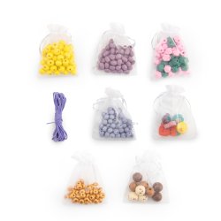 Moulin Roty - Smykkeperler i kuffert - Træ - Les Minouchkas