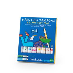 Moulin Roty - Stempeltusser 8 stk - Les Loufoques