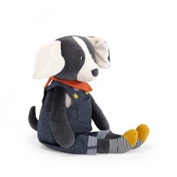 Moulin Roty - K&#230;mpe t&#248;jdyr - Hunden Puce 70 cm - Puce &amp; Pilou