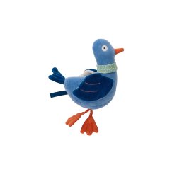 Moulin Roty - T&#248;jdyr med rangle - Duen Michel 20 cm - Puce &amp; Pilou