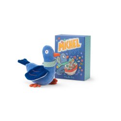 Moulin Roty - T&#248;jdyr med rangle - Duen Michel 20 cm - Puce &amp; Pilou