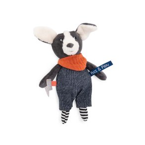 Moulin Roty - Tøjdyr - Hunden Puce 20 cm - Puce & Pilou
