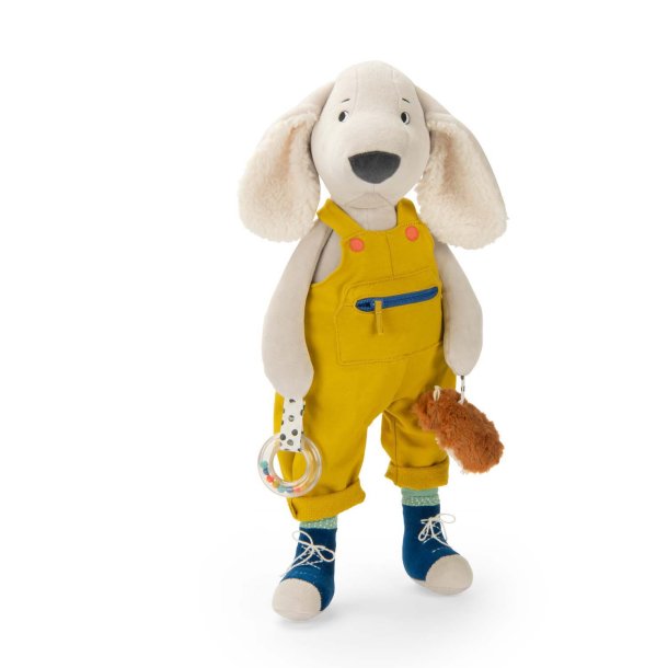 Moulin Roty - Aktivitetst&#248;jdyr - Hunden Pilou 56 cm - Puce &amp; Pilou