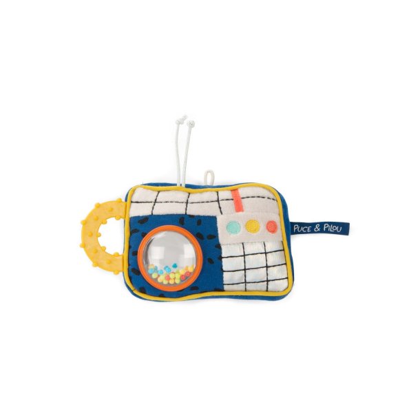 Moulin Roty - Aktivitetst&#248;jdyr - Radio med bidering - Puce &amp; Pilou