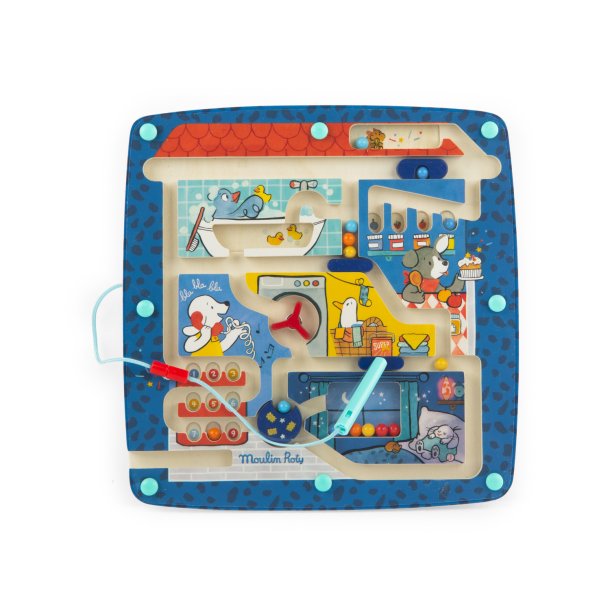 Moulin Roty - Magnetisk labyrint - Puce &amp; Pilou
