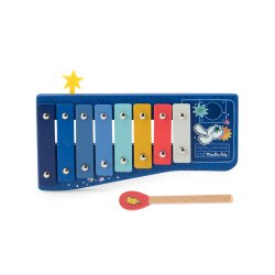 Moulin Roty - Musikinstrument - Xylofon - Puce &amp; Pilou