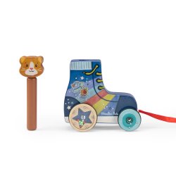 Moulin Roty - Trækkedyr - Rulleskøjte - Puce &amp; Pilou
