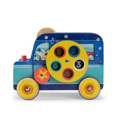 Moulin Roty - Aktivitetslegetøj - Multibil - Puce &amp; Pilou