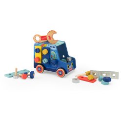 Moulin Roty - Aktivitetslegetøj - Håndværkerbil - Puce &amp; Pilou