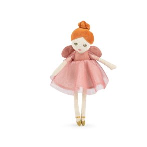 Moulin Roty - Fransk dukke 26 cm - Den lyserøde fe Viviane
