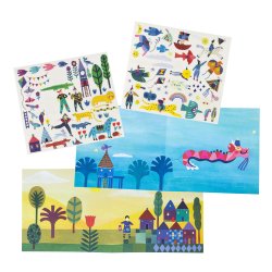 Moulin Roty - Skrabem&#230;rker - Les Com&#232;tes Filantes