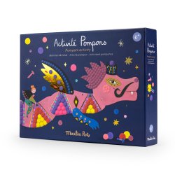 Moulin Roty - Aktivitetssæt - Pompon drage - Les comètes filantes