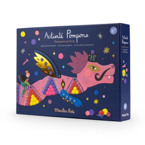 Moulin Roty - Aktivitetssæt - Pompon drage - Les comètes filantes
