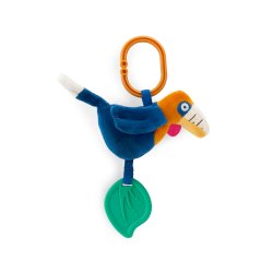 Moulin Roty - Aktivitetstøjdyr med ophæng - Næsehornsfuglen Litchi - La forêt Mawa