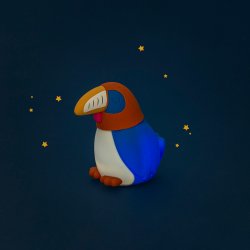 Moulin Roty - Vågelampe - Næsehornsfugl (USB opladelig) - La forêt Mawa