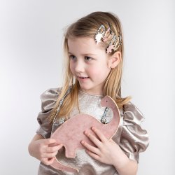 Mimi &amp; Lula - Skuldertaske - Diplodocus - Pink